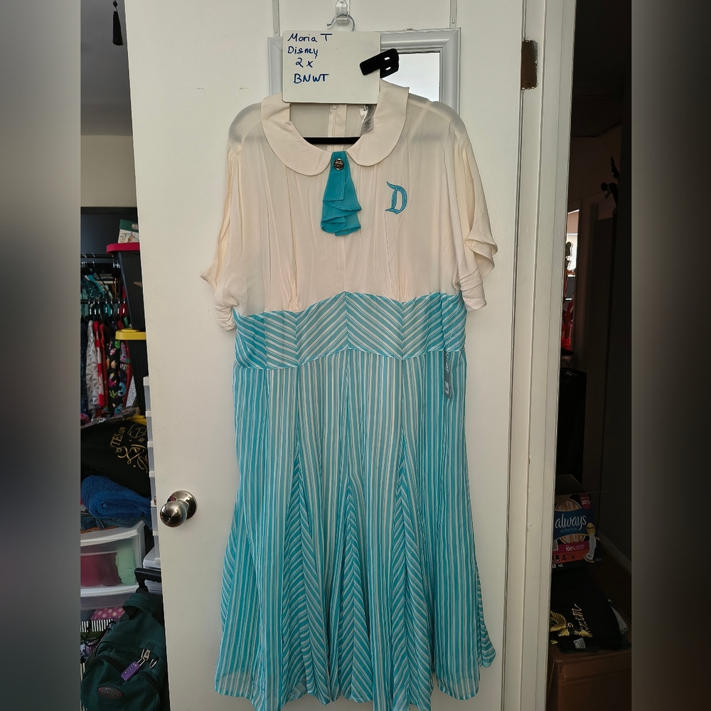 Disney Dress Shop Main Street USA Dapper Dan's Dress 2x BNWT